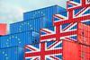 Brexit shipping container supply chain eu uk flag