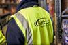 Bidfood logo on high vis