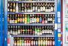 supermarket wine alcohol aisle shelf GettyImages-1305261341