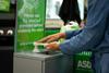 Asda sanitisation stations