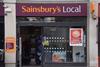 Sainsbury's Local supermarket in London - stock photo