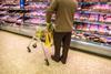 Morrisons elderly shopper meat aisle 1