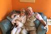 Mum & Dad in big chair