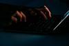 dark typing unsplash