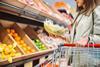 fruit shopper bananas plastic wrap health sustainability
