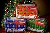 Warburtons Xmas themed wax packaging
