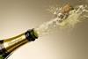 champagne sparking wine pop cork