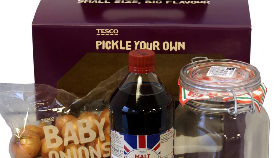 Tesco launches homepickling packs News The Grocer