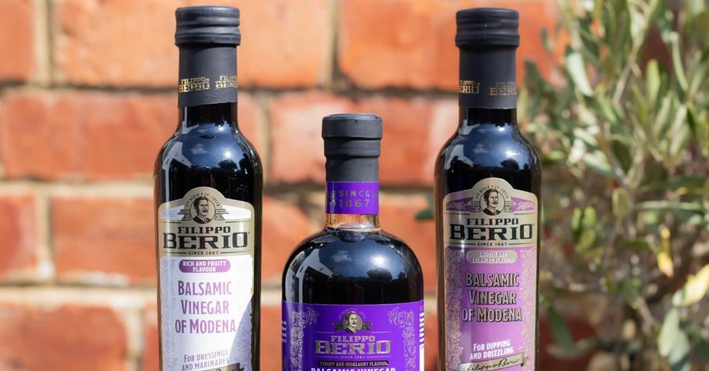 Filippo Berio revamps balsamic vinegar range for easier navigation