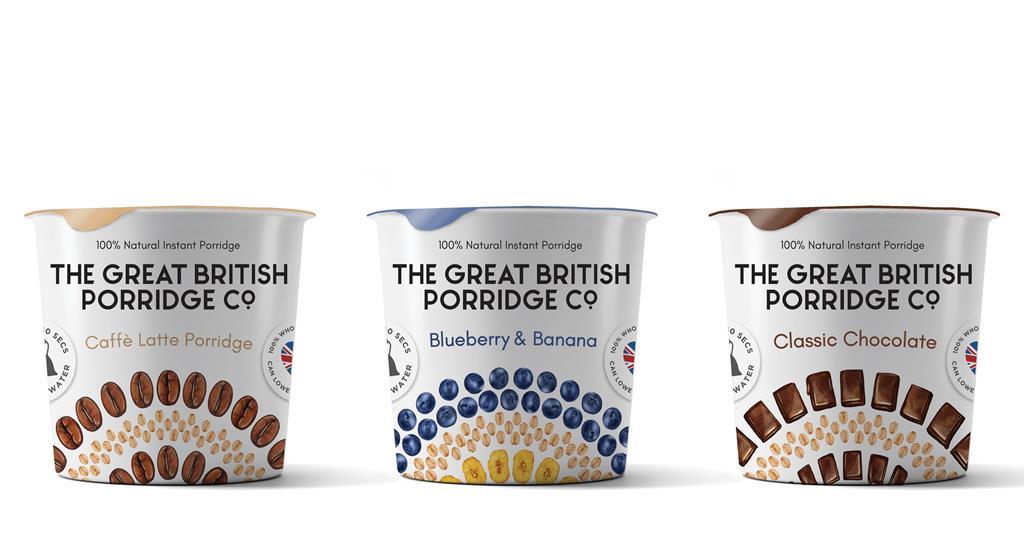 Great British Porridge Co launches trio of singleserve pots News