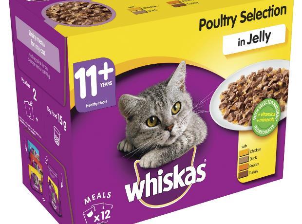 Whiskas pouches hot sale tesco