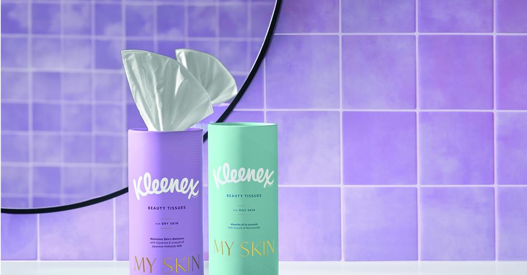Kleenex targets skincare routines with Beauty Tissues range