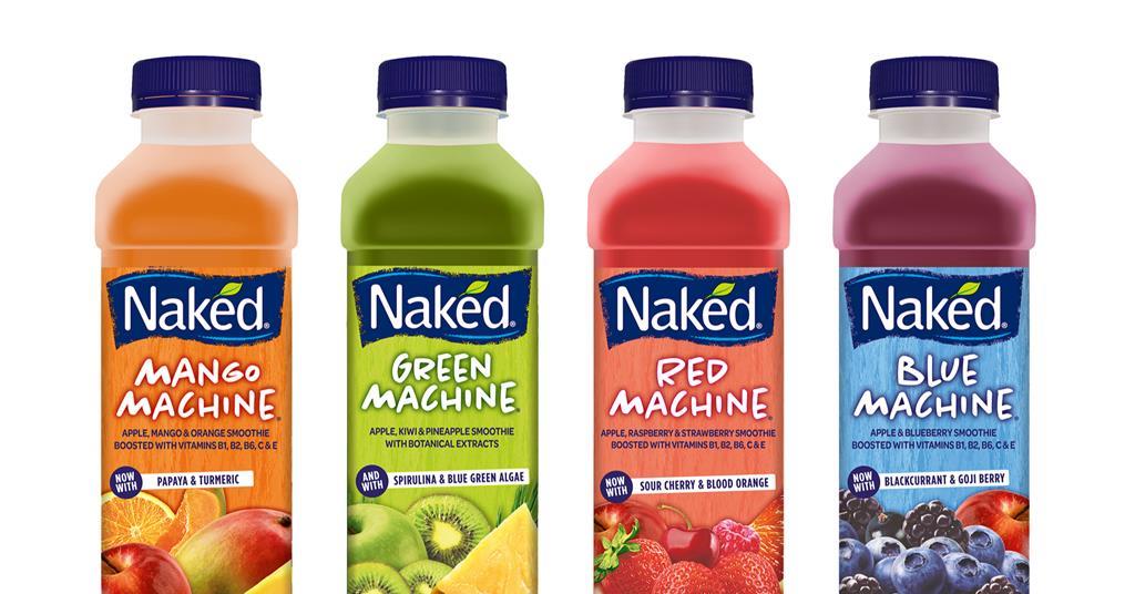 Naked smoothies switch to 100% recycled plastic bottles