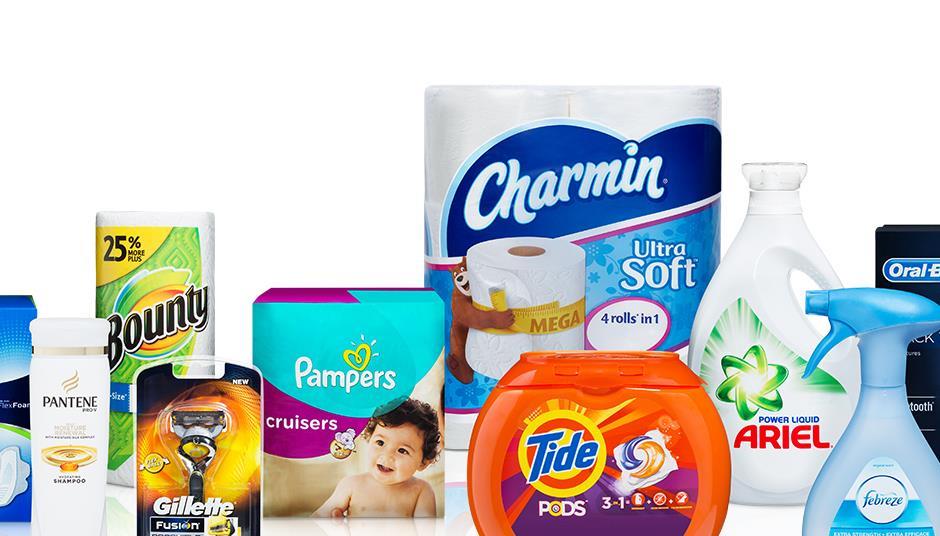 P&G raised prices 10%, and the volume of products sold fell more