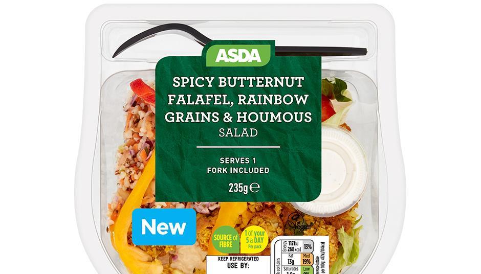 Asda to remove plastic forks from own label salads and protein bowls