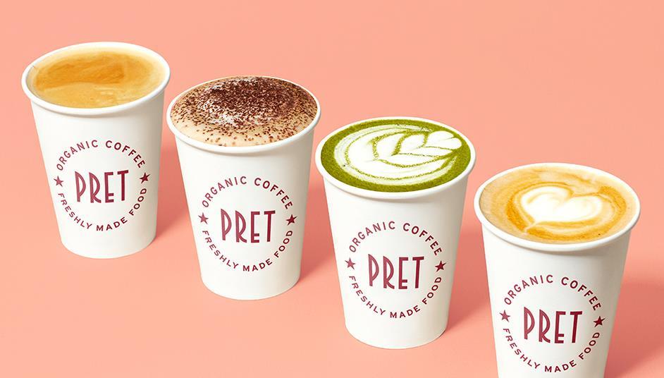 Pret shop free coffees