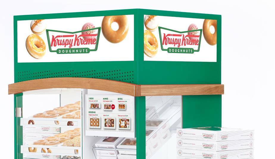Krispy Kreme rolls digital doughnut display into Tesco News