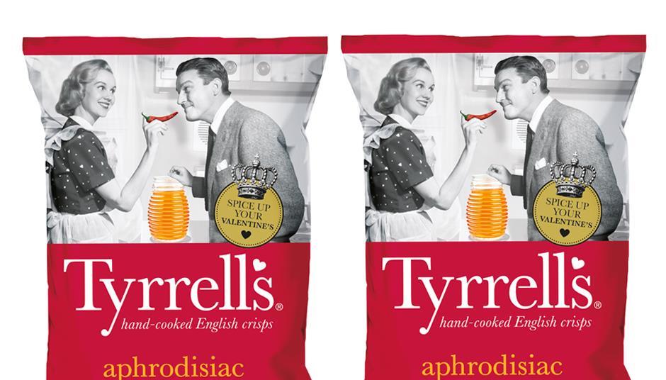 Tyrrells unveils hot and sweet crisps of love Comment and Opinion