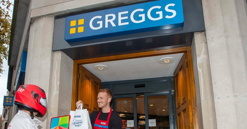 greggs delivery just eat