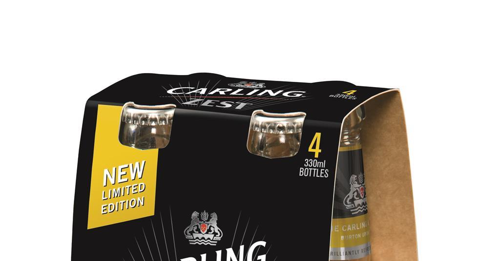 Loweralcohol beer brand Carling Zest gets new flavour News The Grocer