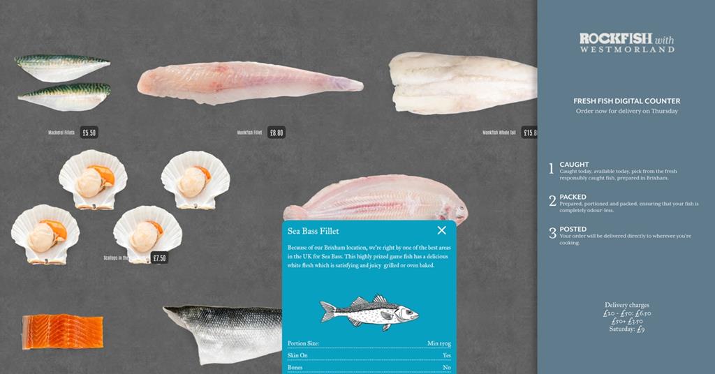 Online seafood market Rockfish launches in-store ‘virtual fish counter’