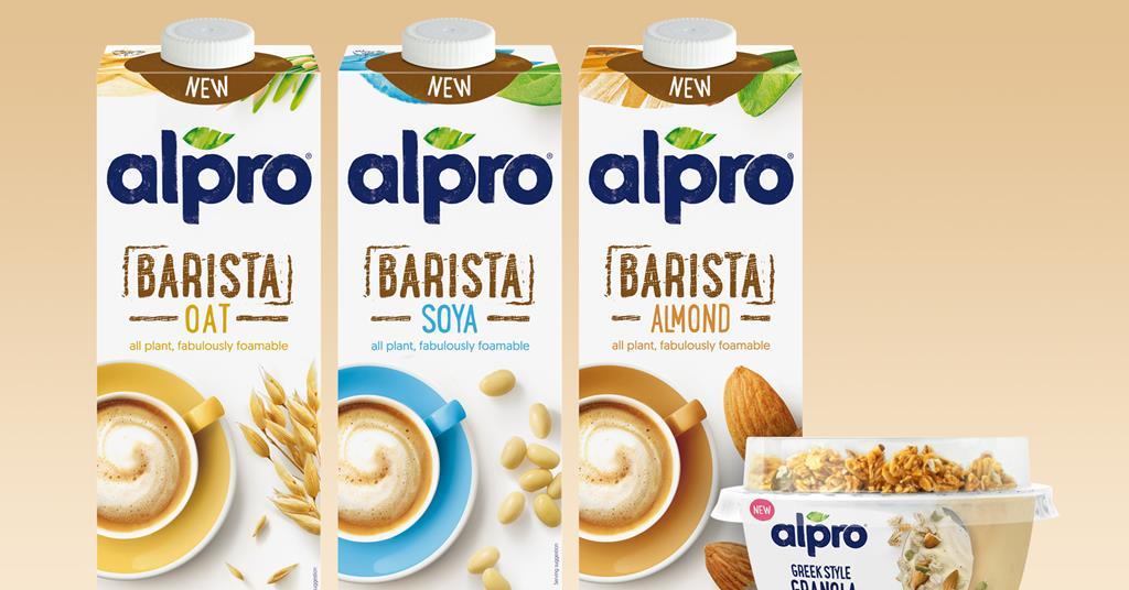 Alpro expands range with on-the-go yoghurt and Barista NPD