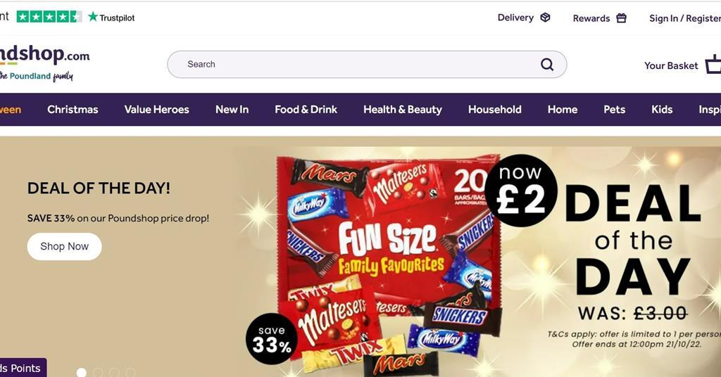 Poundland not yet in compliance with rules on products high in fat