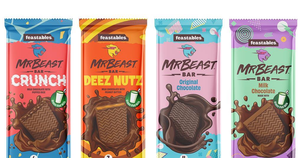  Feastables MrBeast Original Chocolate Bars - Made