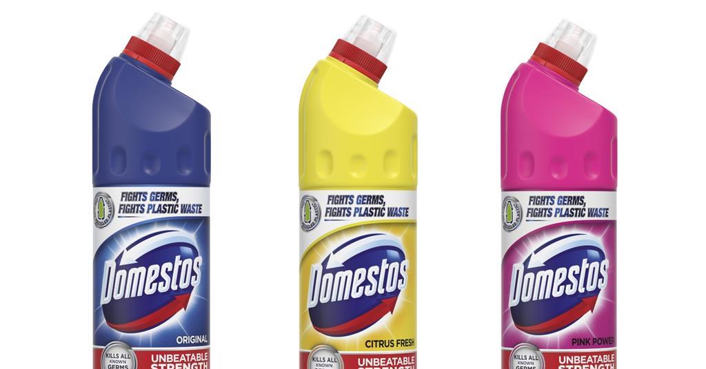 Domestos rolls out 50% recycled plastic bottles across core bleach