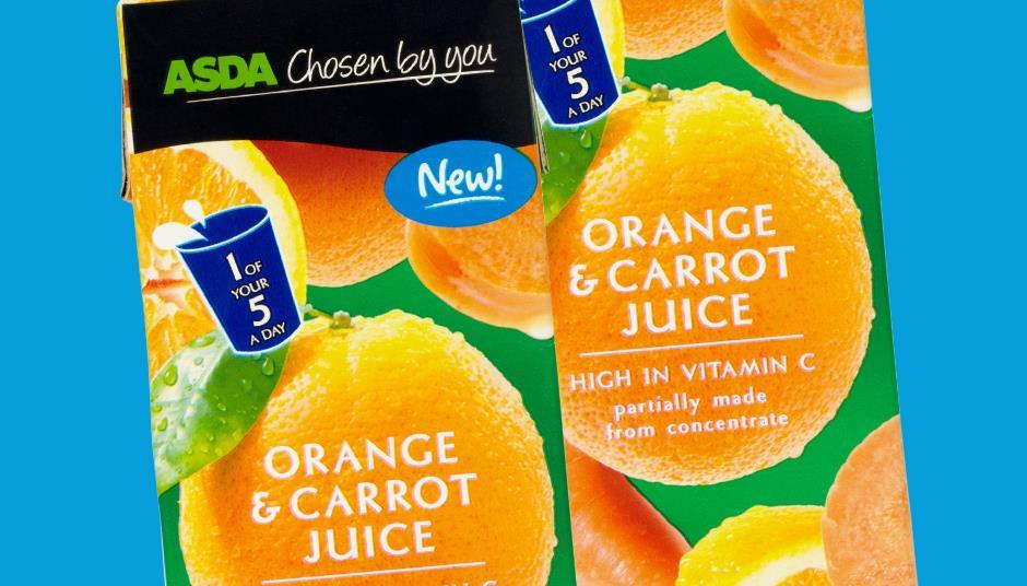 Asda Orange & Carrot Juice acid test Product Testing The Grocer