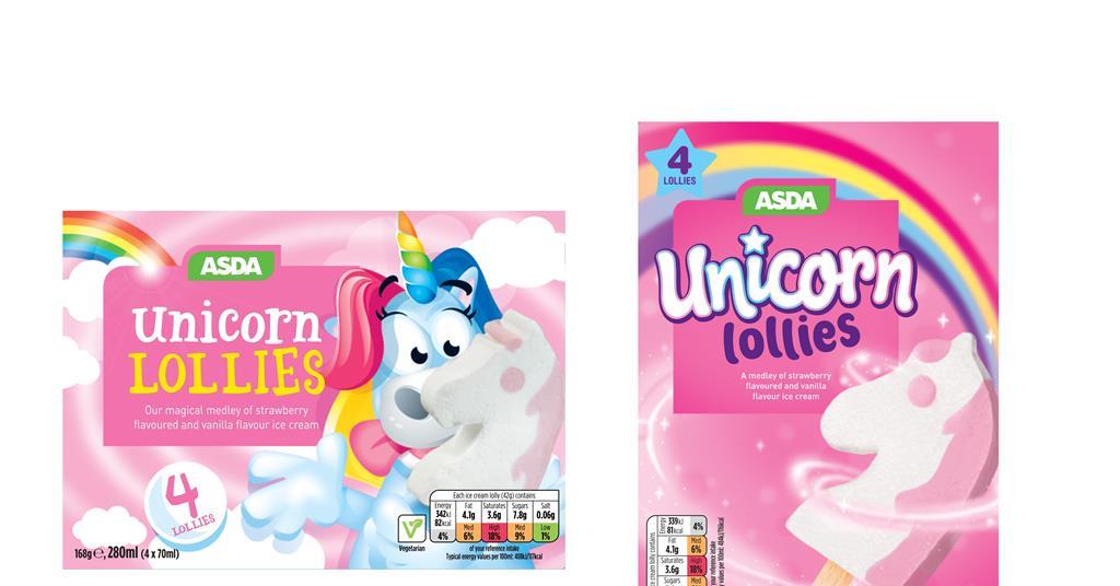 Asda 2025 unicorn icecream