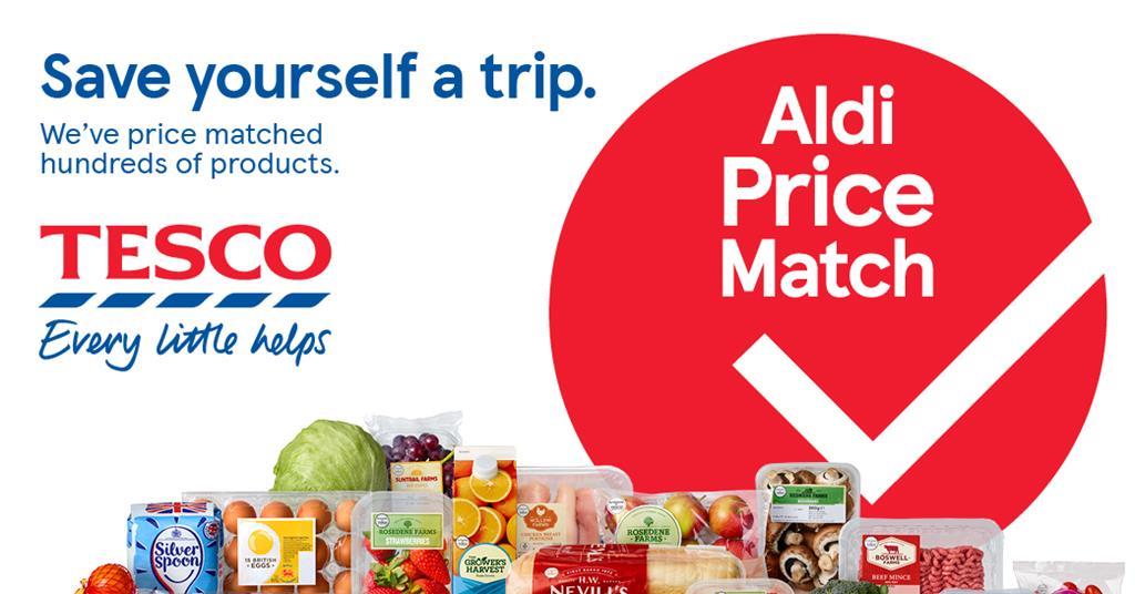 Tesco to begin price matching Aldi across hundreds of products | News | The  Grocer