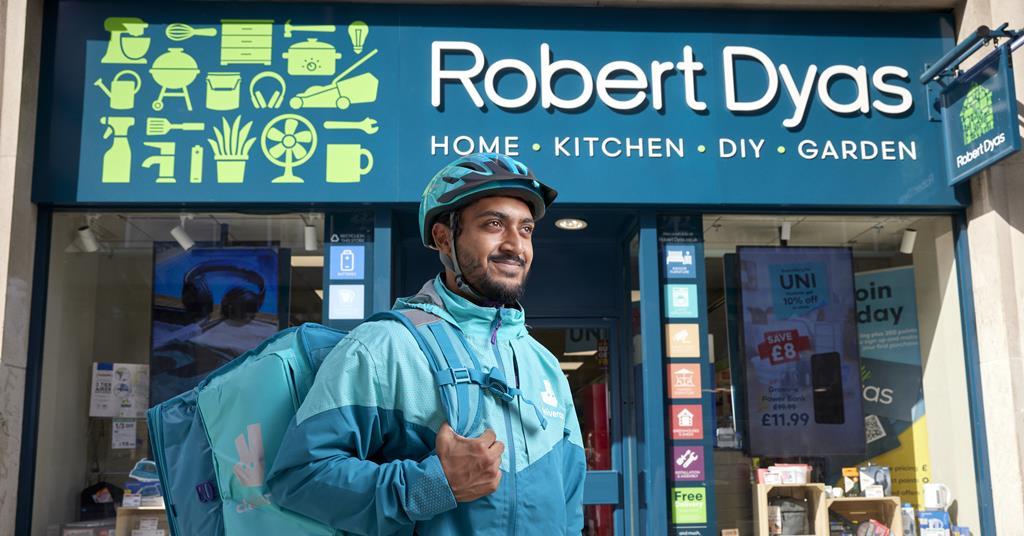 Deliveroo secures new deals with Robert Dyas, Honest Burger