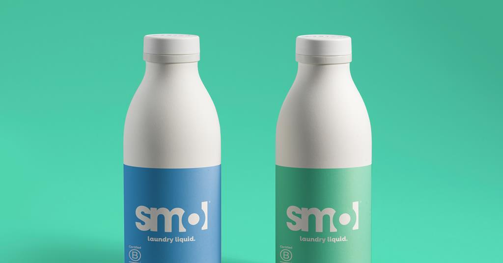 Smol launches recyclable paper laundry detergent bottle