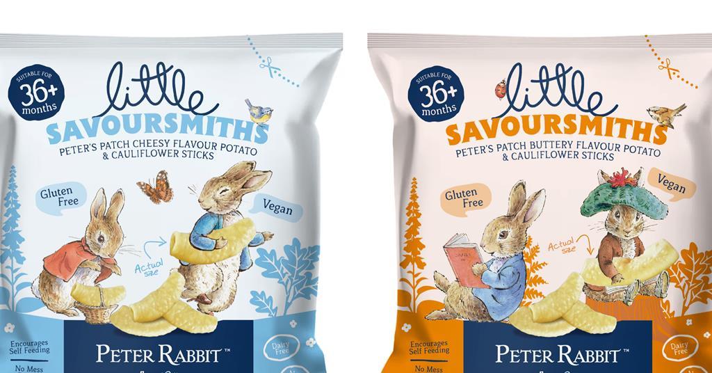Savoursmiths unveils Peter Rabbit potato & cauliflower snack for children