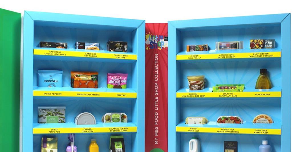 M S giving away plastic toy collectables in Little Shop promotion