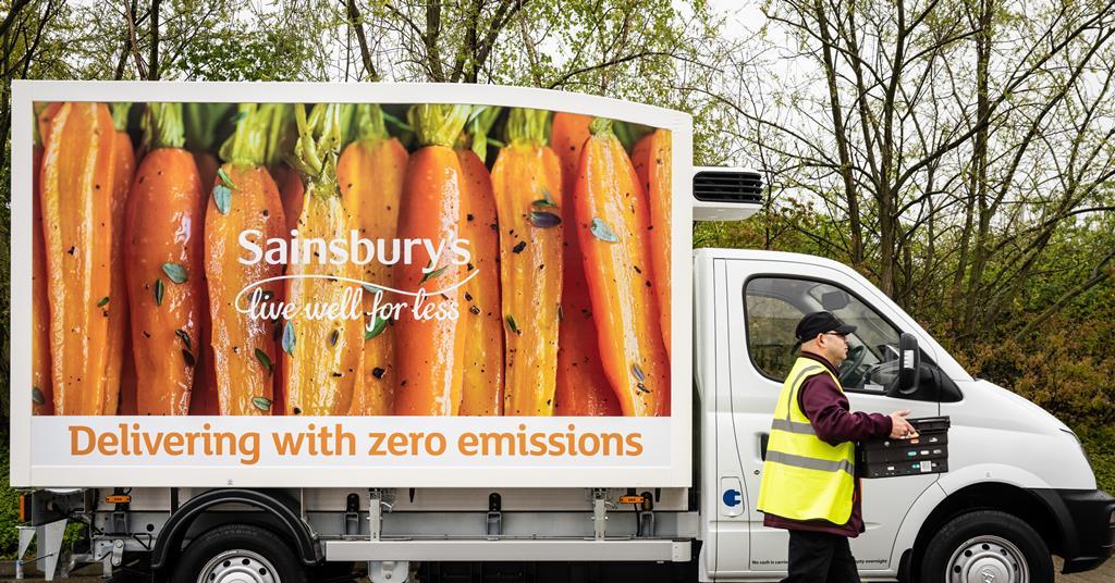 Sainsbury’s launches first fully electric store delivery fleet News