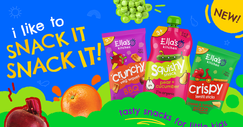 Ella’s Kitchen adds snacks for kids aged three and over | News | The Grocer