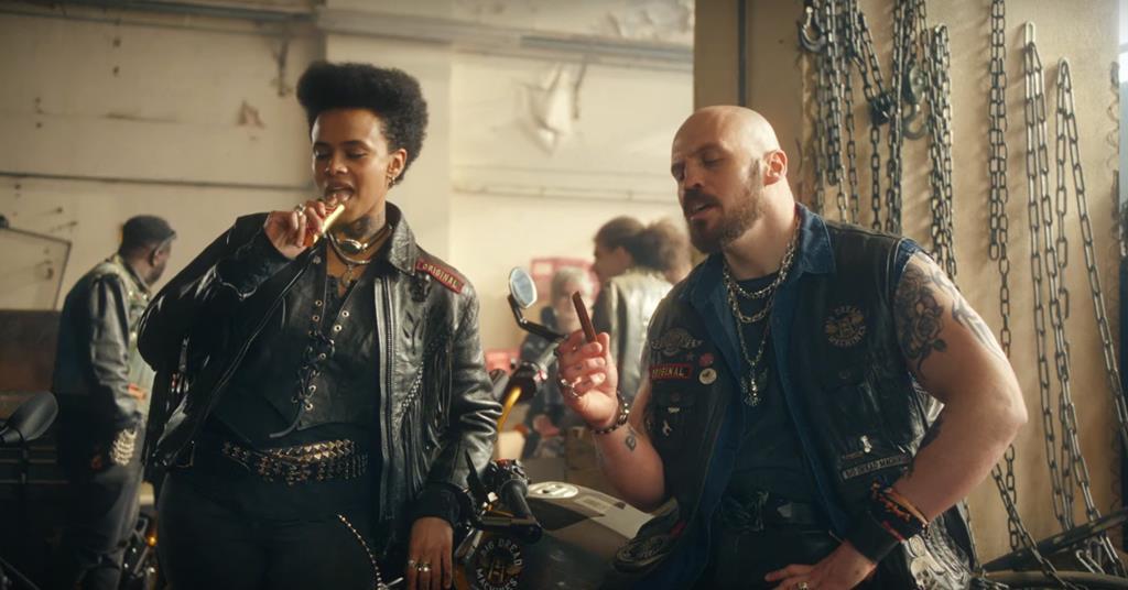 Twix ad biker gang play it for laughs | The Grocer