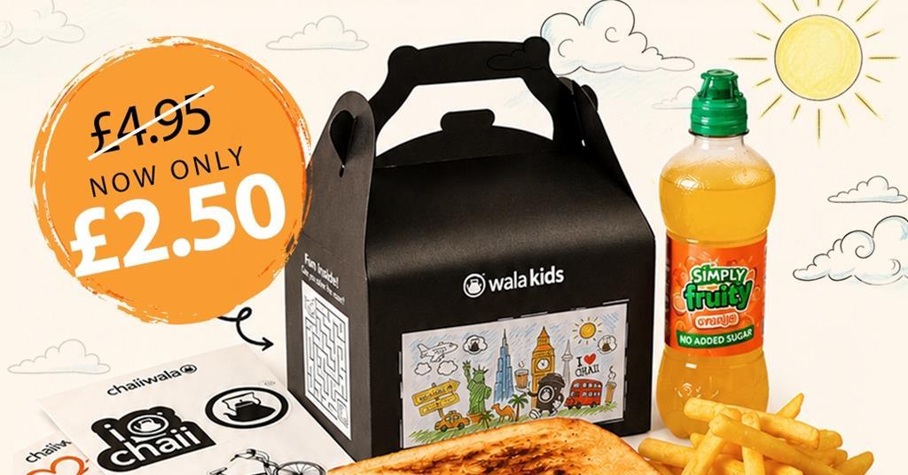 Chaiiwala introduces £2.50 kids meal deals for school holidays