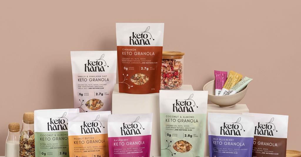 Keto Hana overhauls granola and snack packaging in growth push