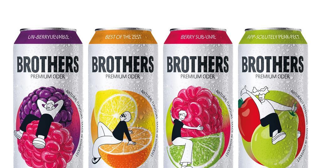 Brothers Cider rebrand ditches 'sweet' flavours in major overhaul The
