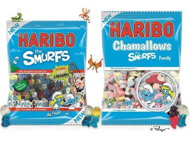 Haribo sale the smurfs