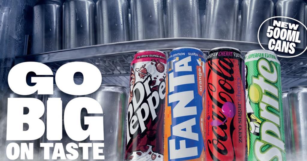 Sprite, Fanta and Dr Pepper drinks get CCEP Supercan launch