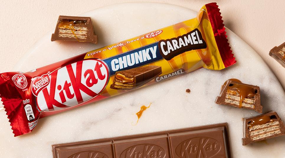 Nestlé adds limitededition Kit Kat Chunky Caramel News The Grocer