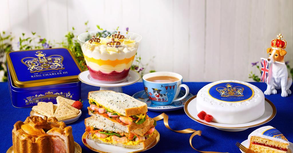 King prawn sarnies and royal trifle Tesco coronation range Range