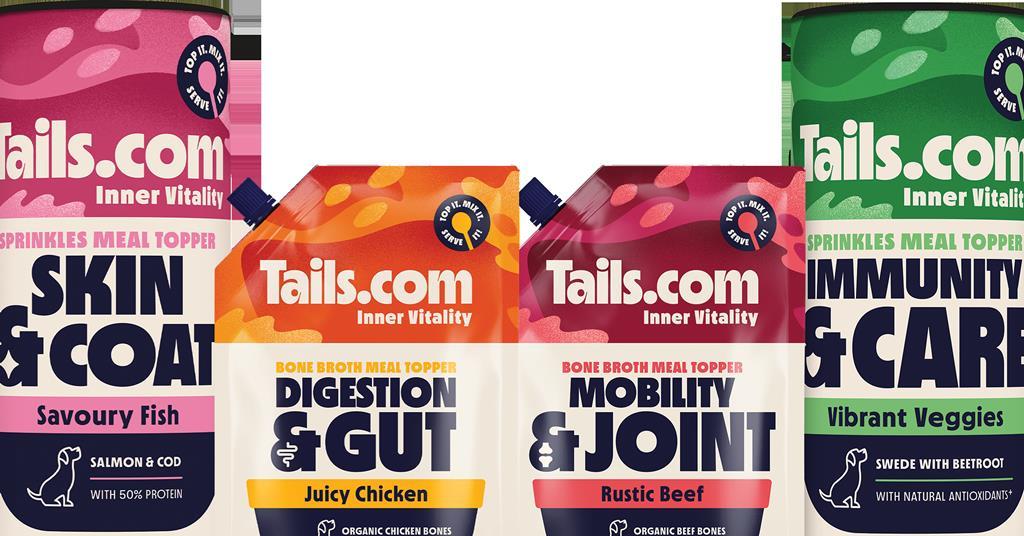 Tails debuts Inner Vitality range of meal toppers for dogs