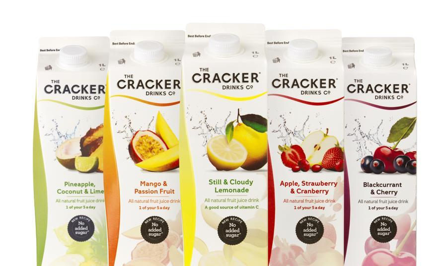 Cracker Drinks Co launches new noaddedsugar juice drinks News The