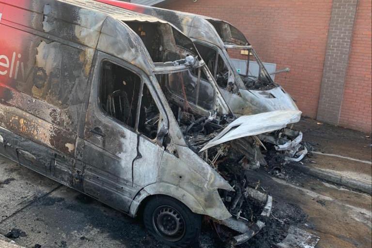 Iceland delivery vans set alight in act of ‘mindless vandalism’ | News ...