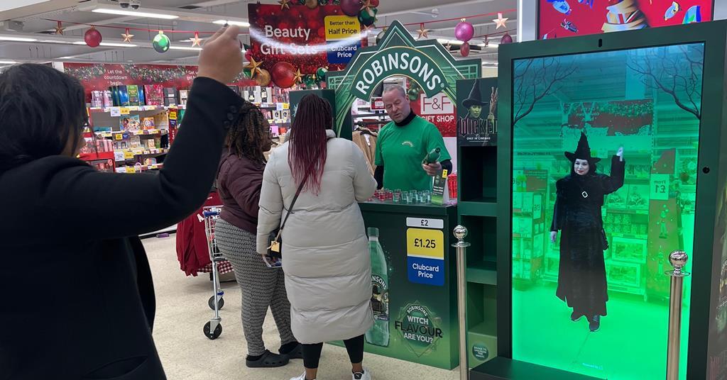 Robinsons uses augmented reality on Wicked squash in Tesco